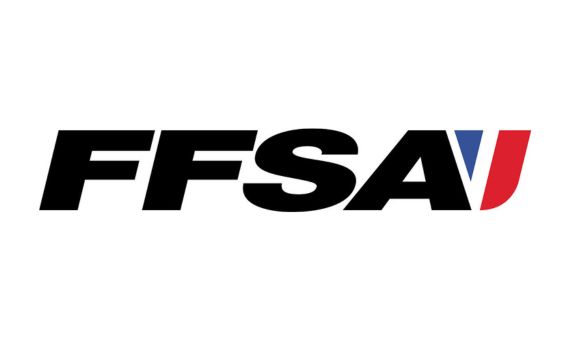 Logo de la FFSA : Fédération Française du Sport Automobile.